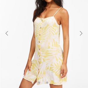 Billabong Morning Light Mini Slip Dress/ bathing suit coverup